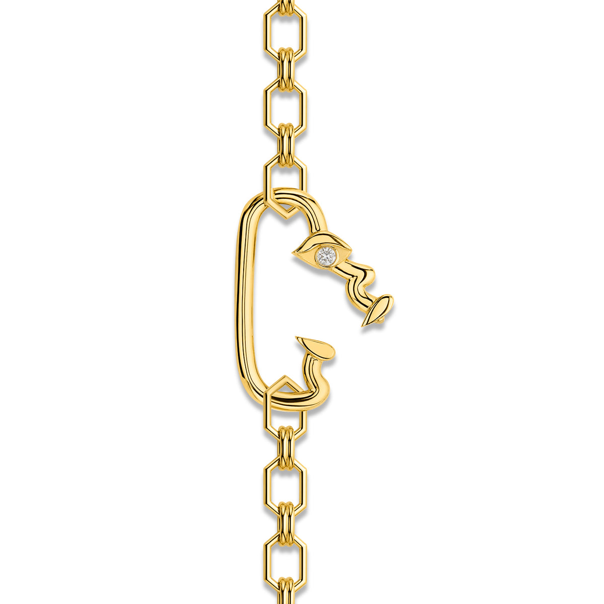 Face Connector with Diamonds