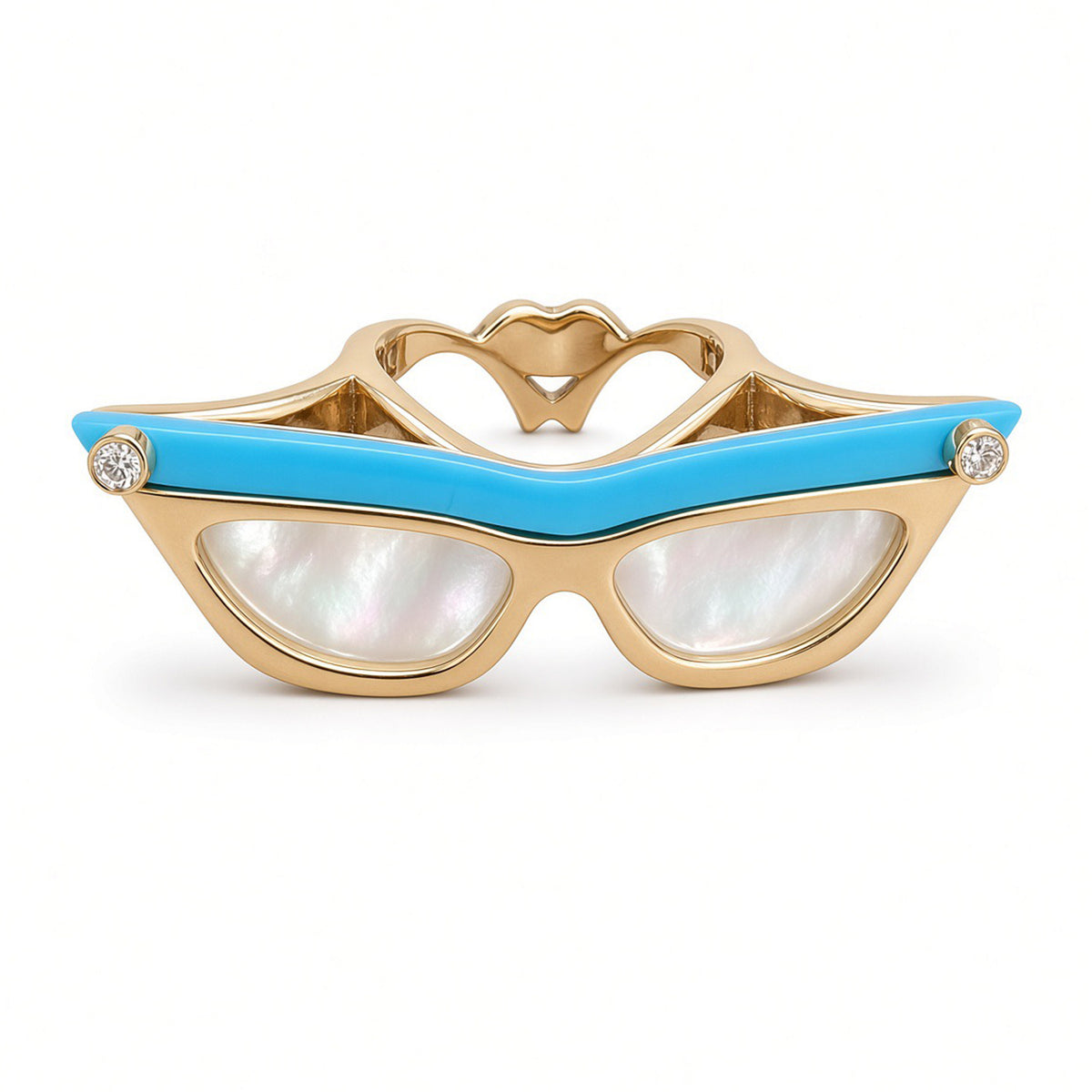 Horned Rim Sunglass Ring