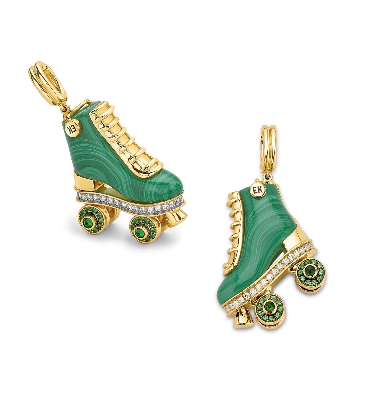 Rollerskate with Malachite
