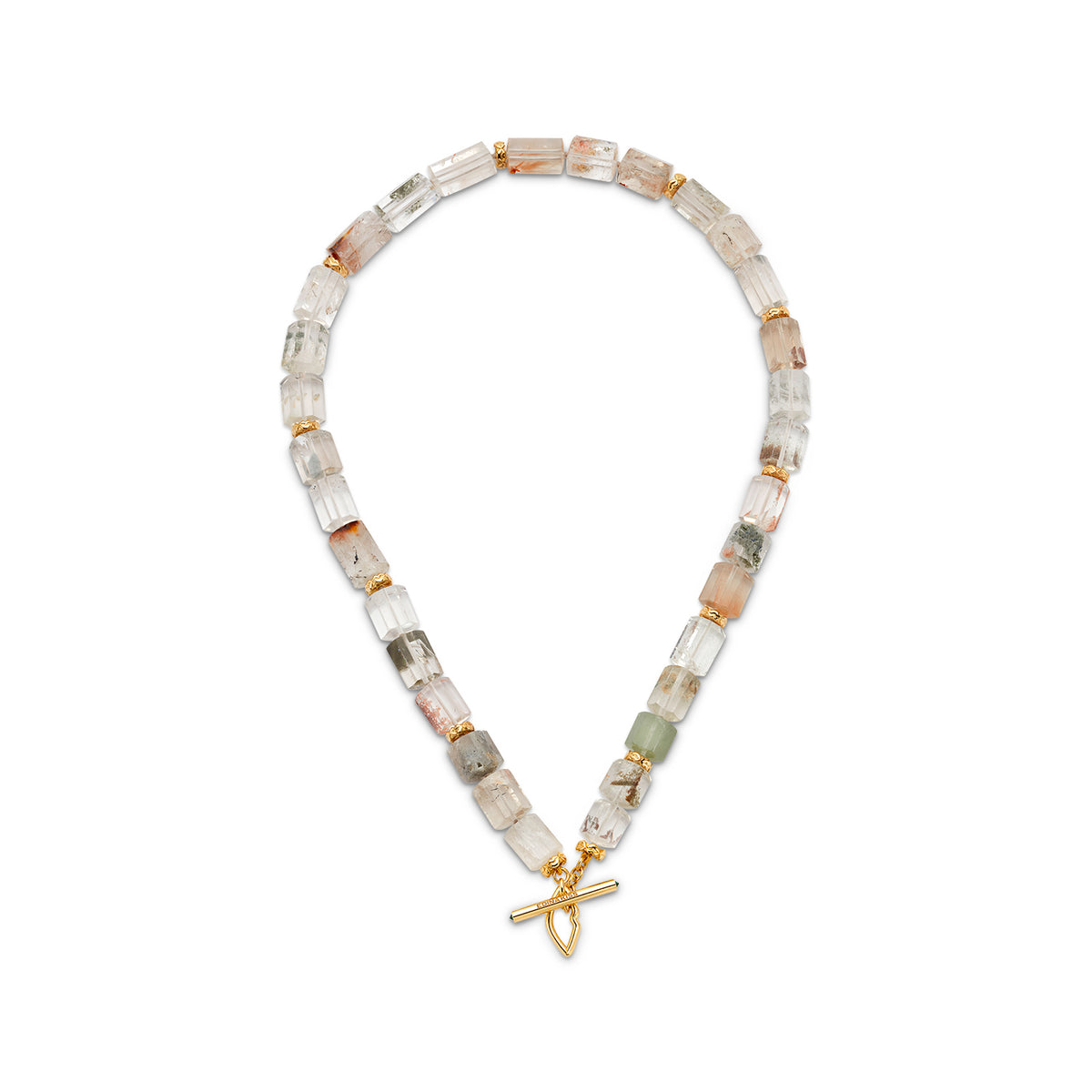 Lg Garden Quartz Beaded Necklace