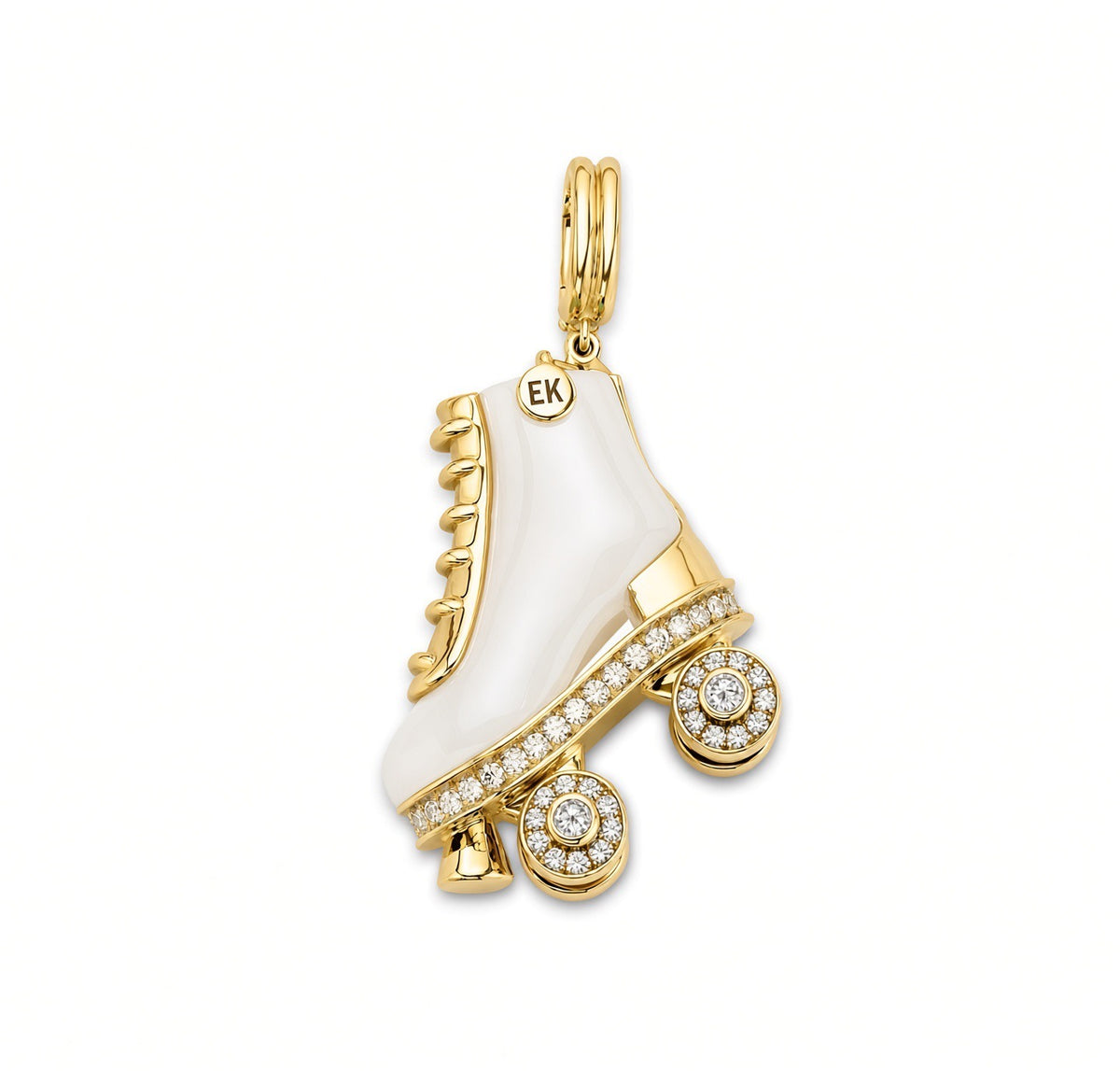 Rollerskate with White Onyx