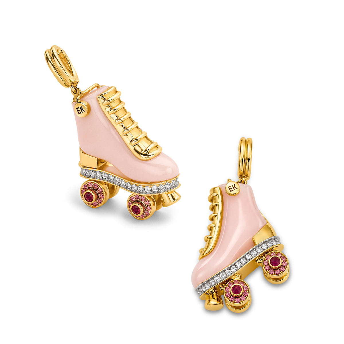 Rollerskate w/Pink Opal