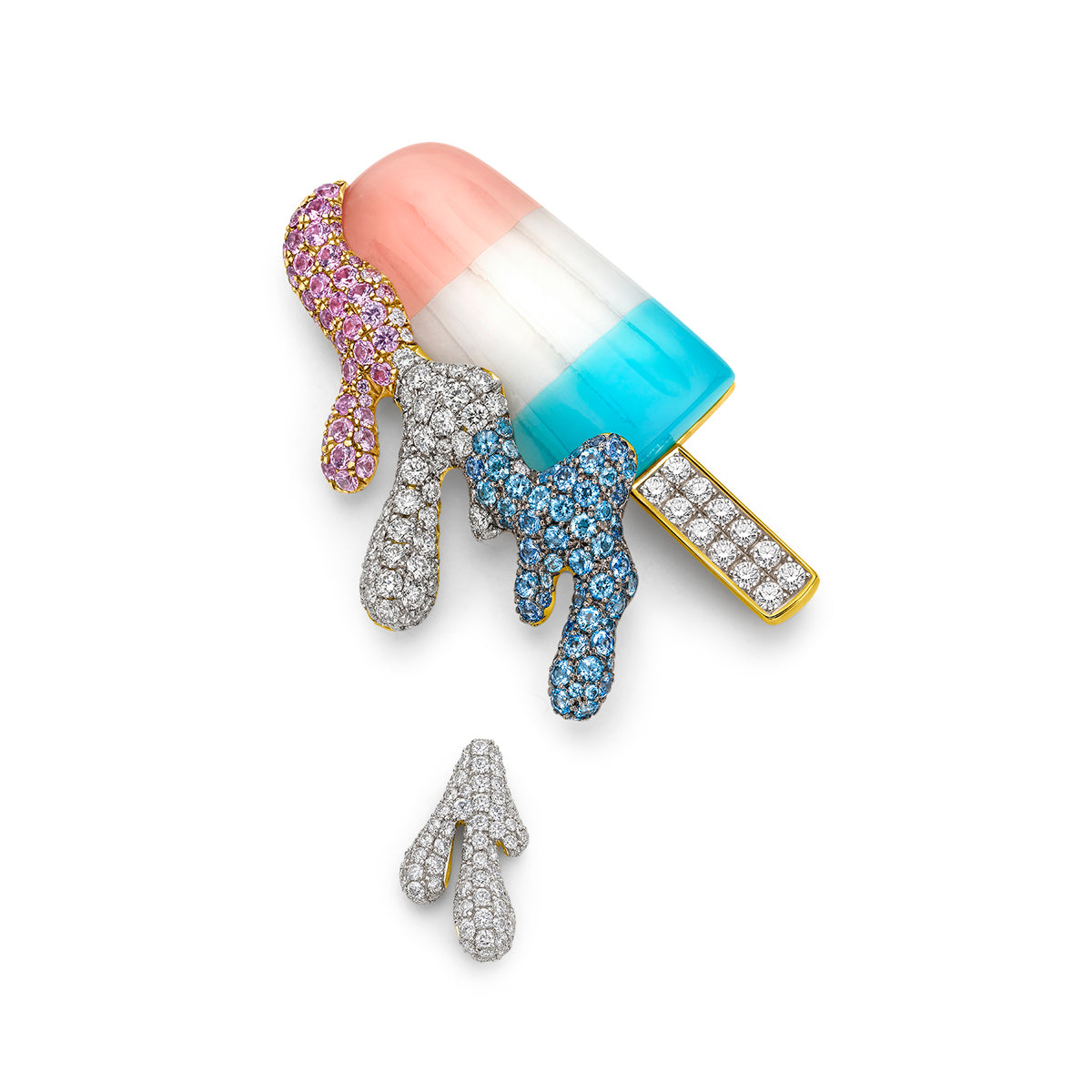 Melting Popsicle Brooch