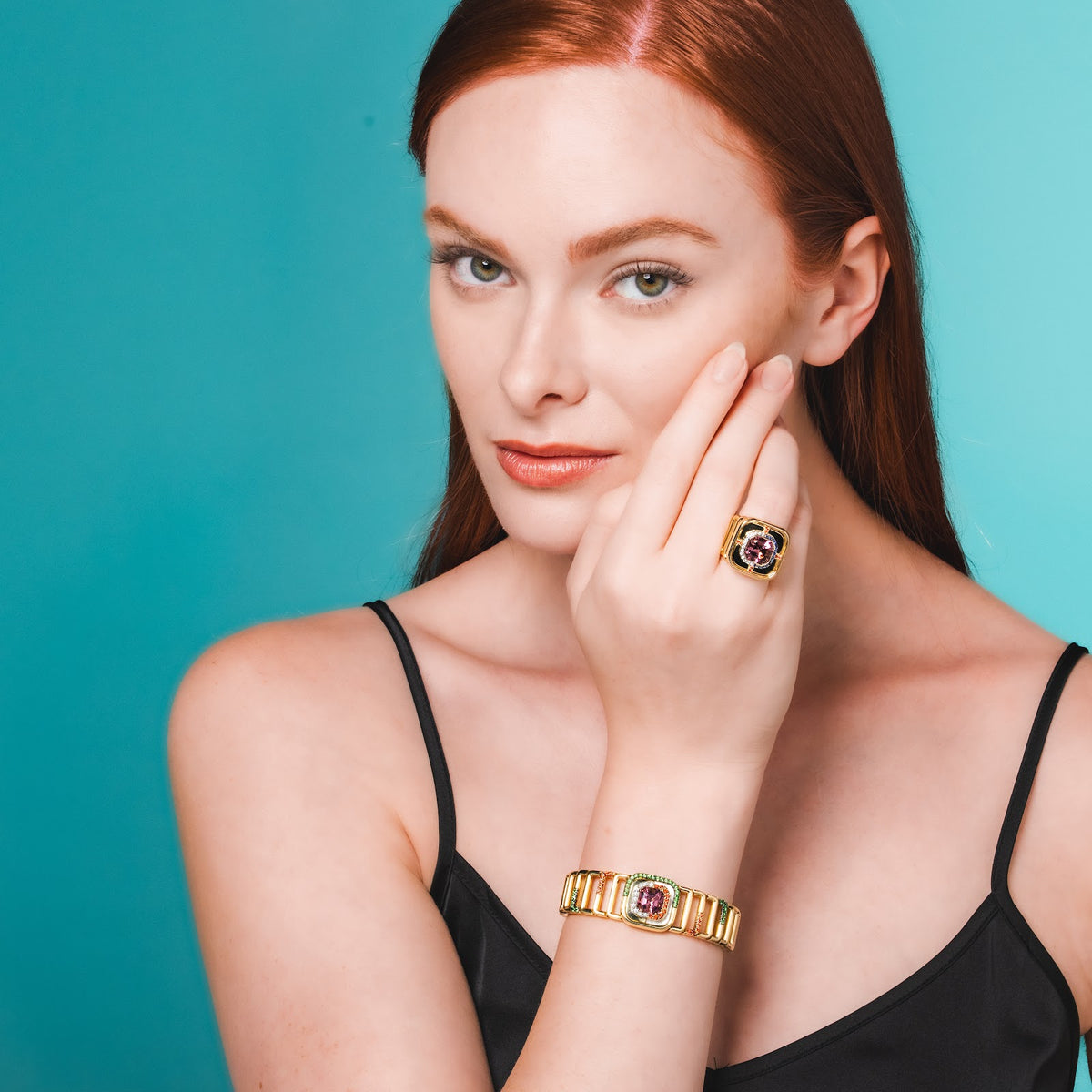 Small Watch Bracelet on model
