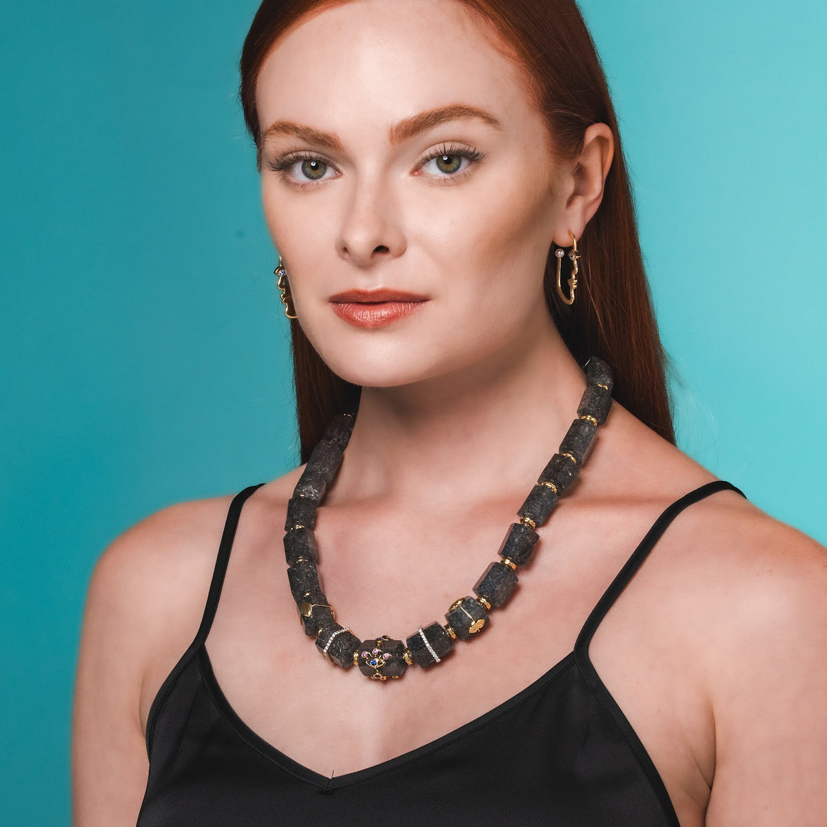 Face Hoop Medium on model