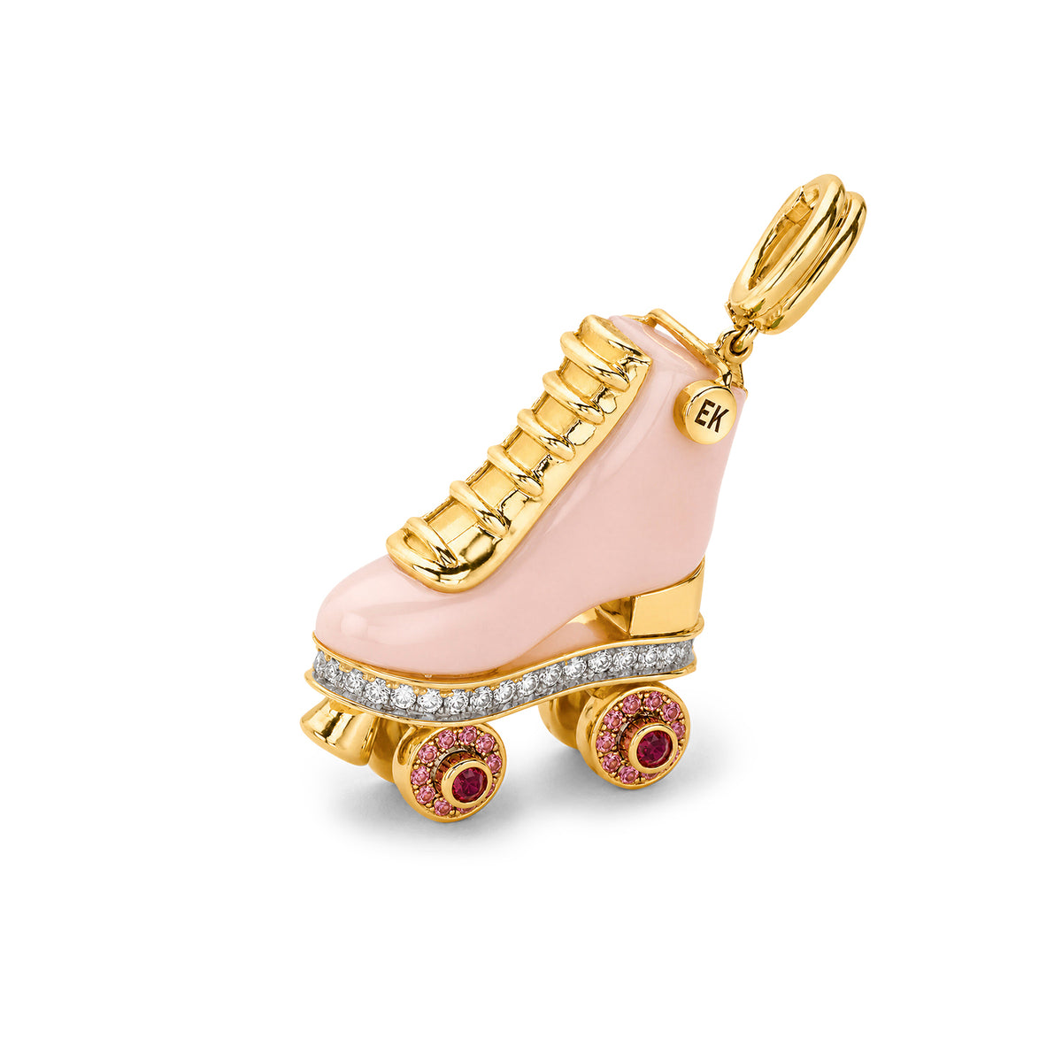 Rollerskate w/Pink Opal