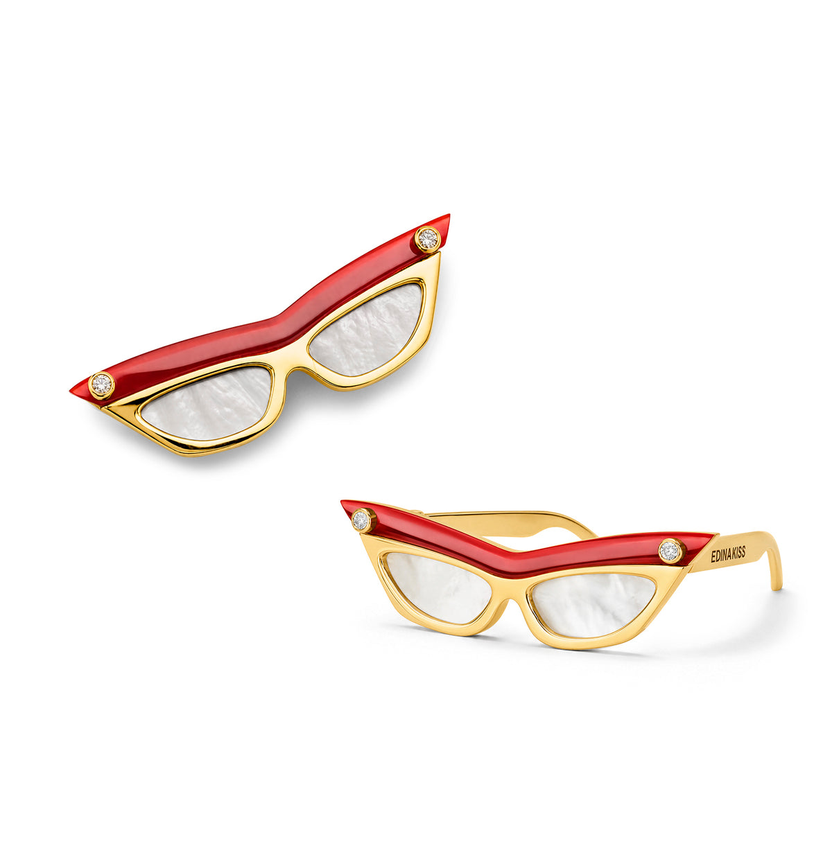 Sunglasses Pendant w/Inlay