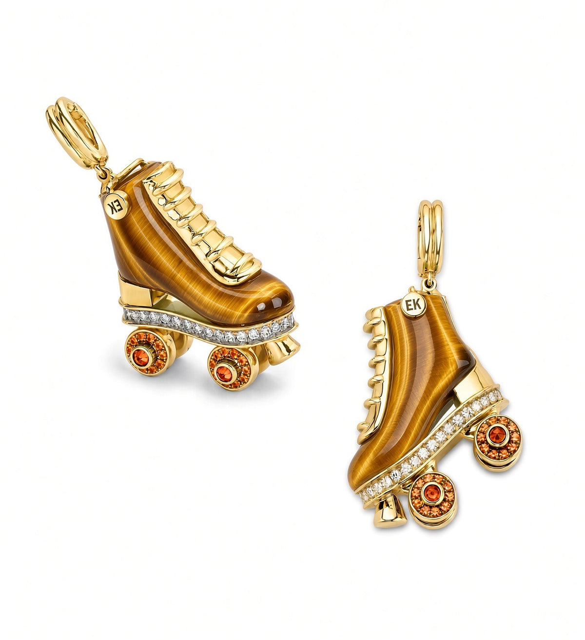 Rollerskate with Tiger Eye