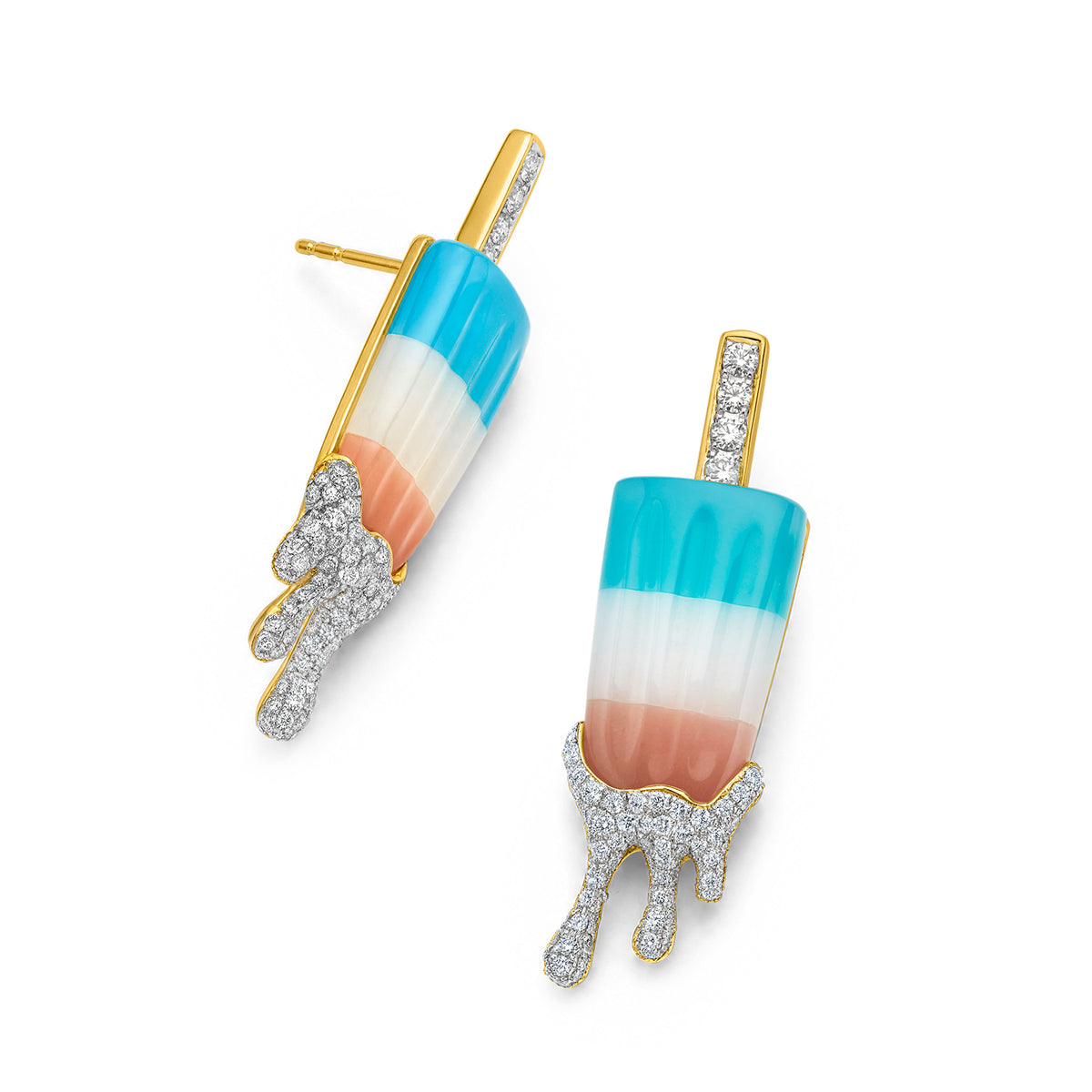Drip Popsicle Earrings