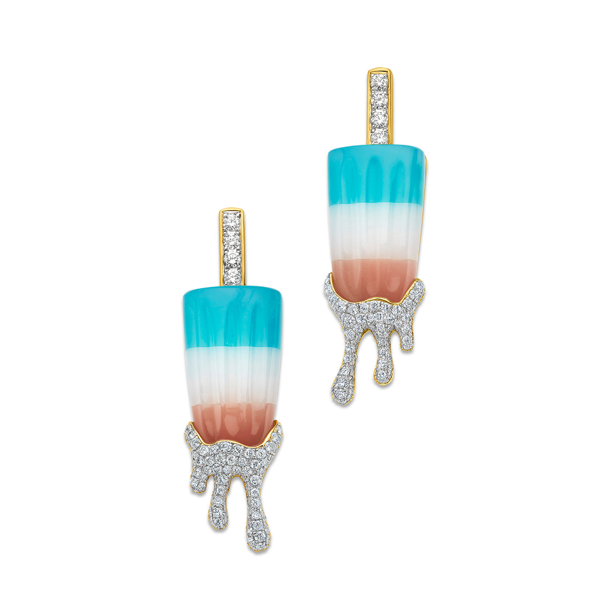 Drip Popsicle Earrings