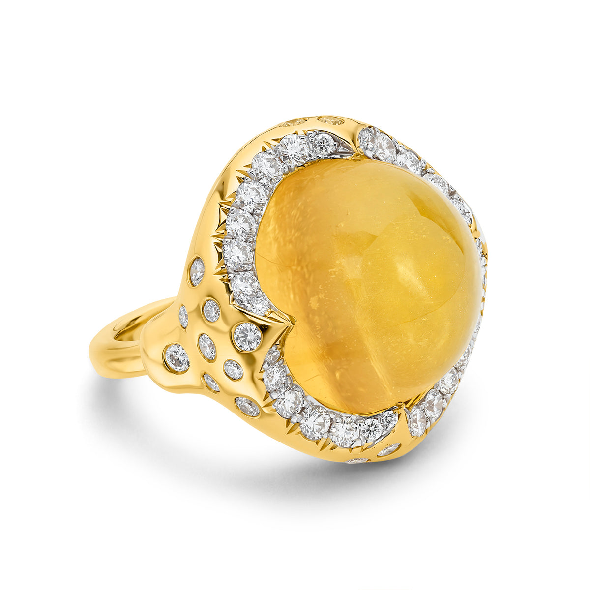 Molten Citrine Ring