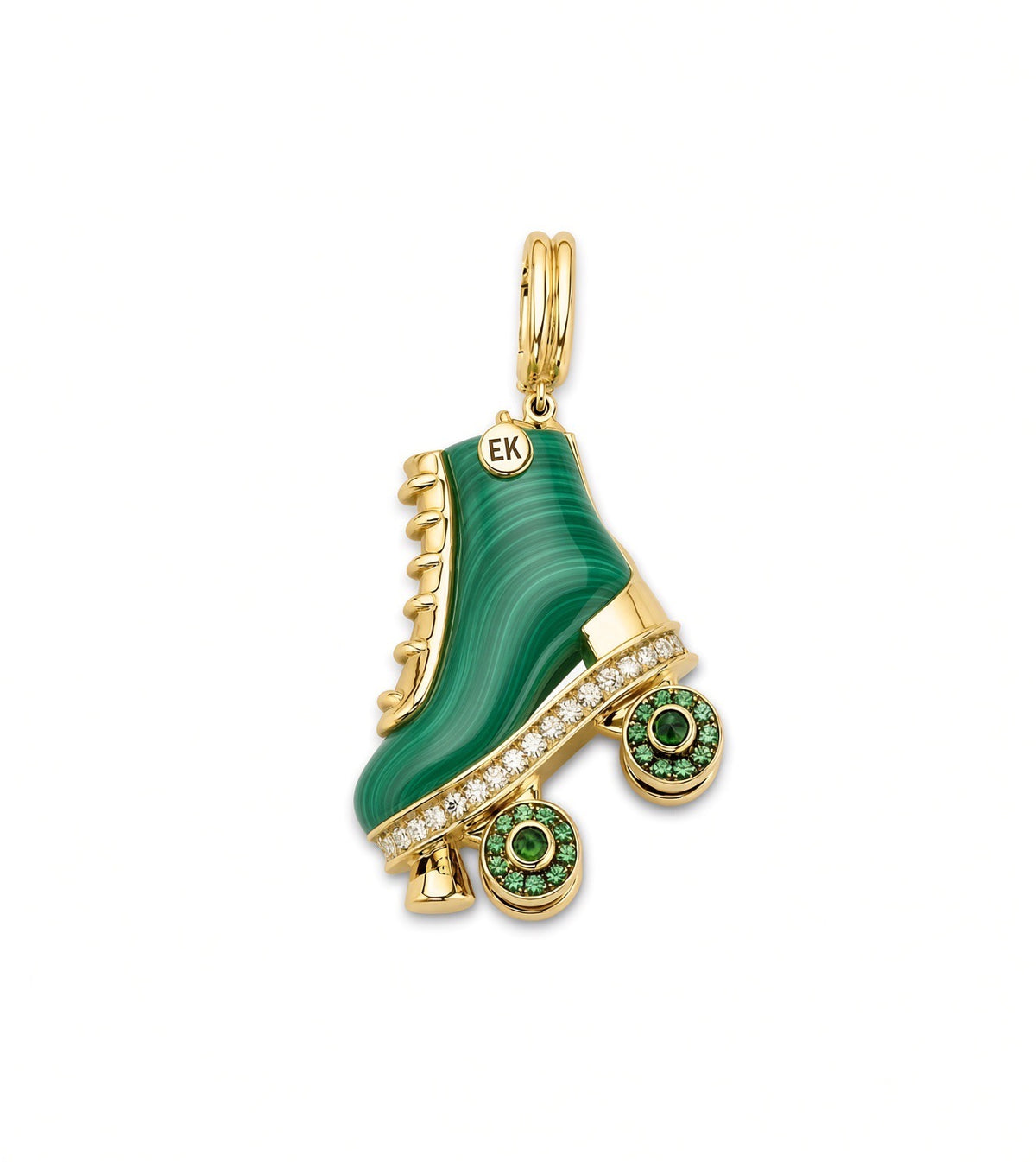 Rollerskate with Malachite