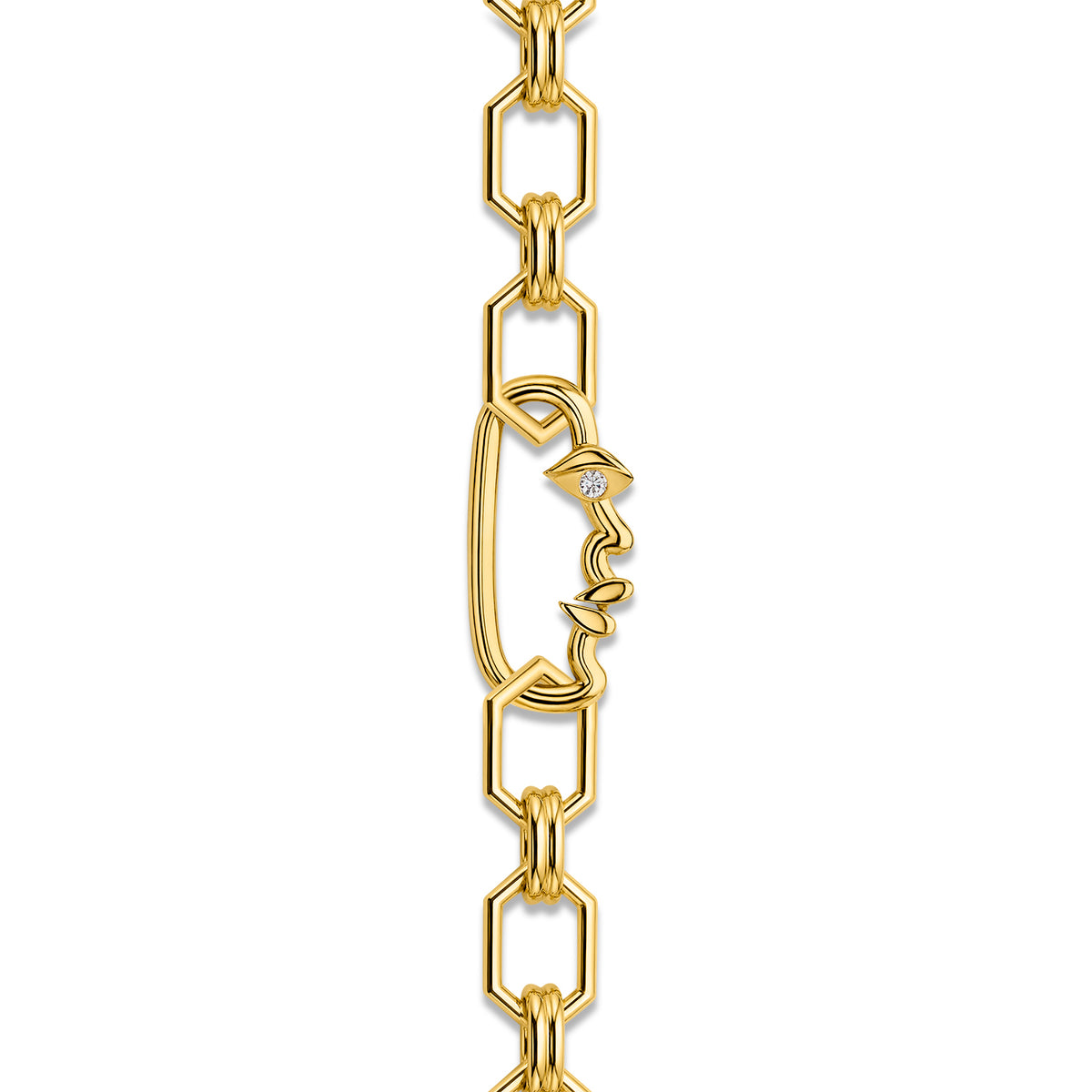 Face Connector with Diamonds