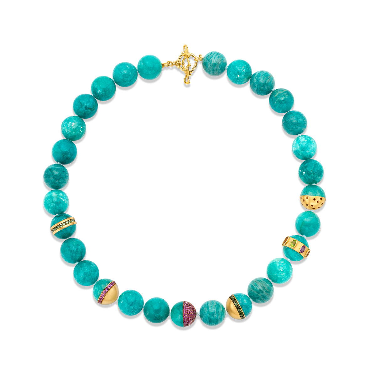 Amazonite Bead Necklace