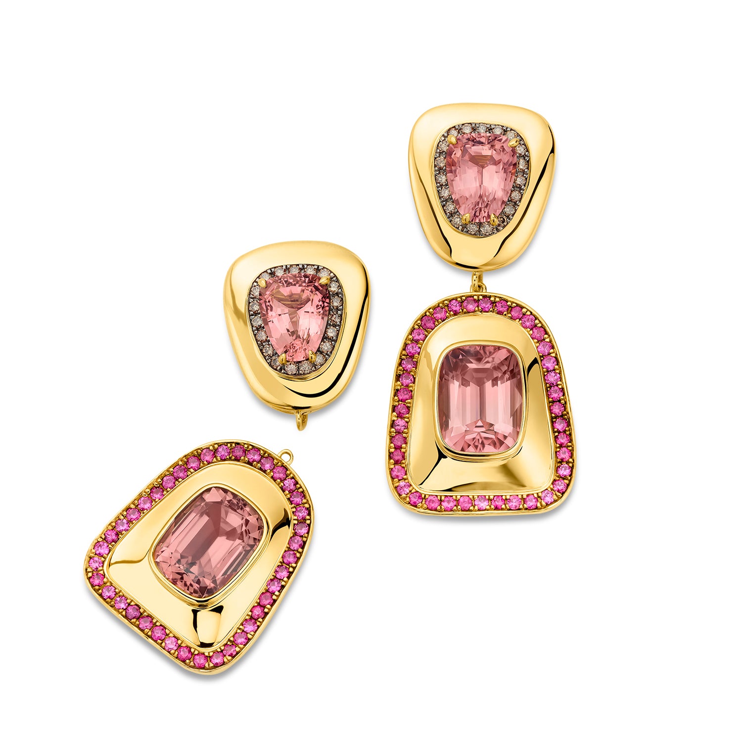 Pink Tourmaline Drops