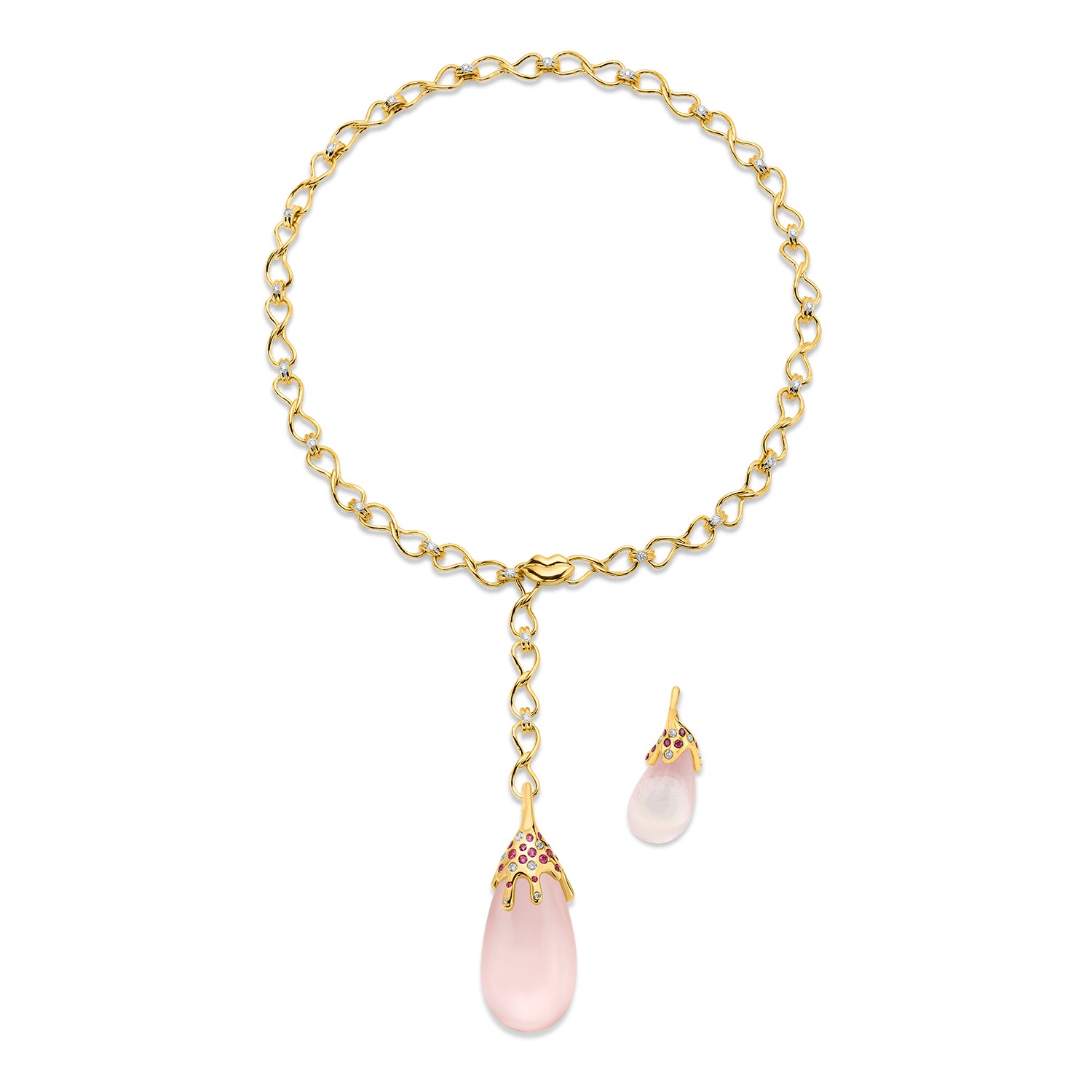 Dripping Quartz Pendant