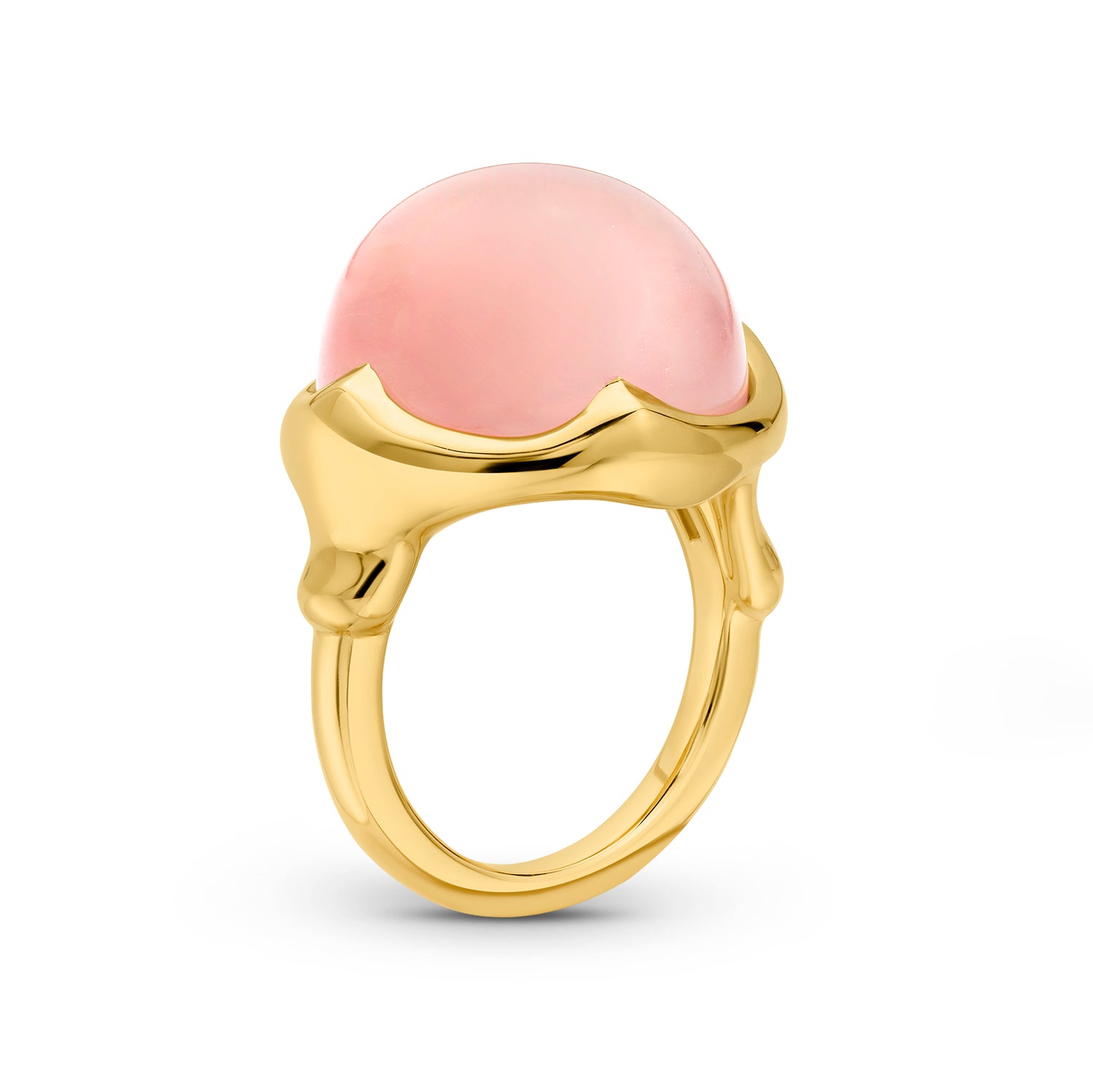 Molten Rose Quartz Ring