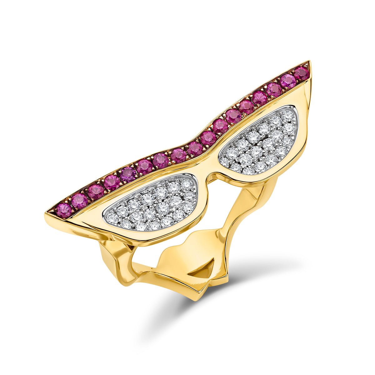 Horned Rim Sunglass Ring