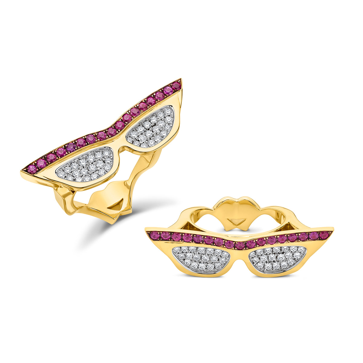 Horned Rim Sunglass Ring