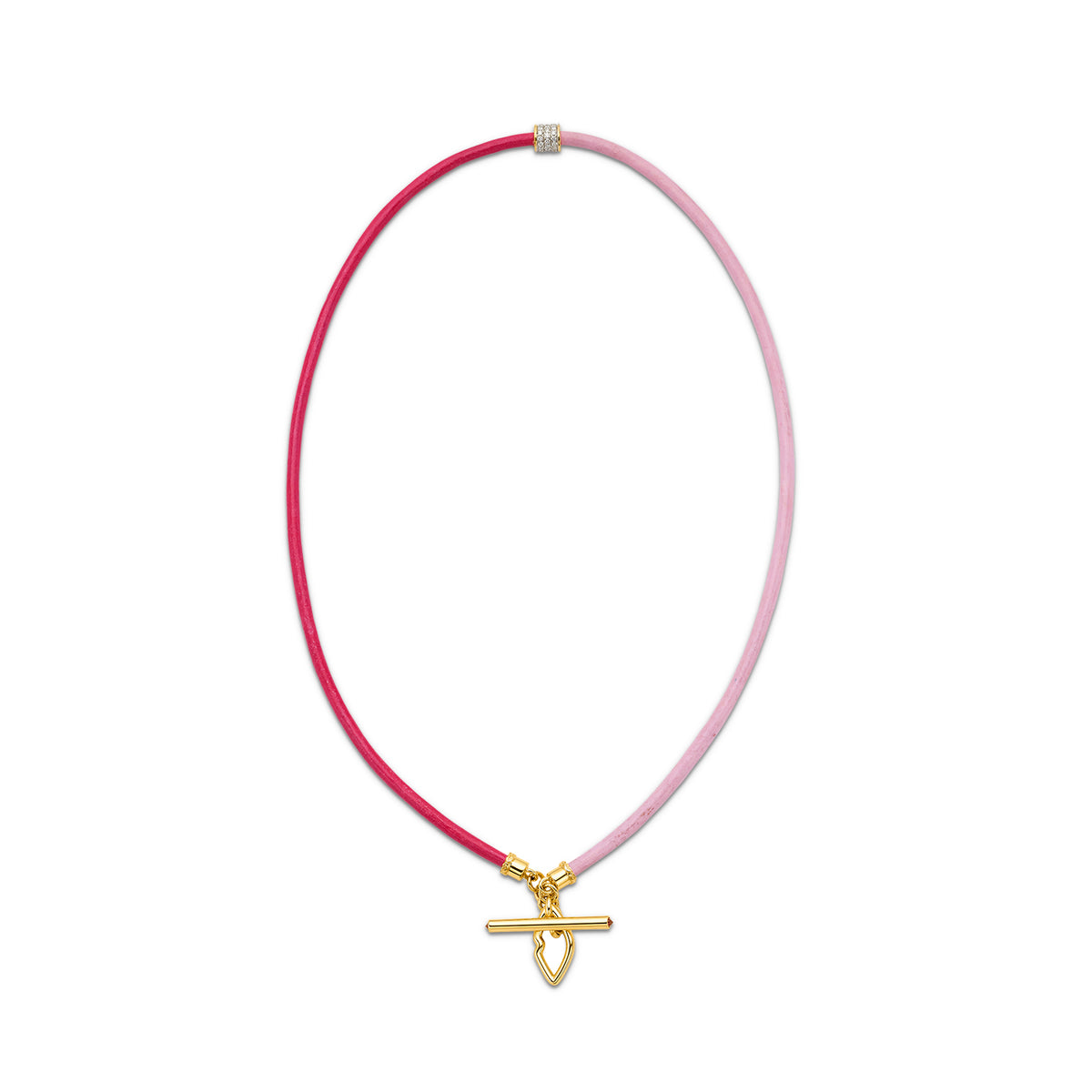 Pink Leather Cord